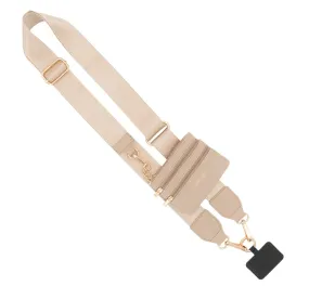 Clip & Go Strap With Pouch - Taupe