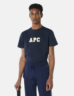 A.P.C. Gael T-Shirt - Heather Navy Blue