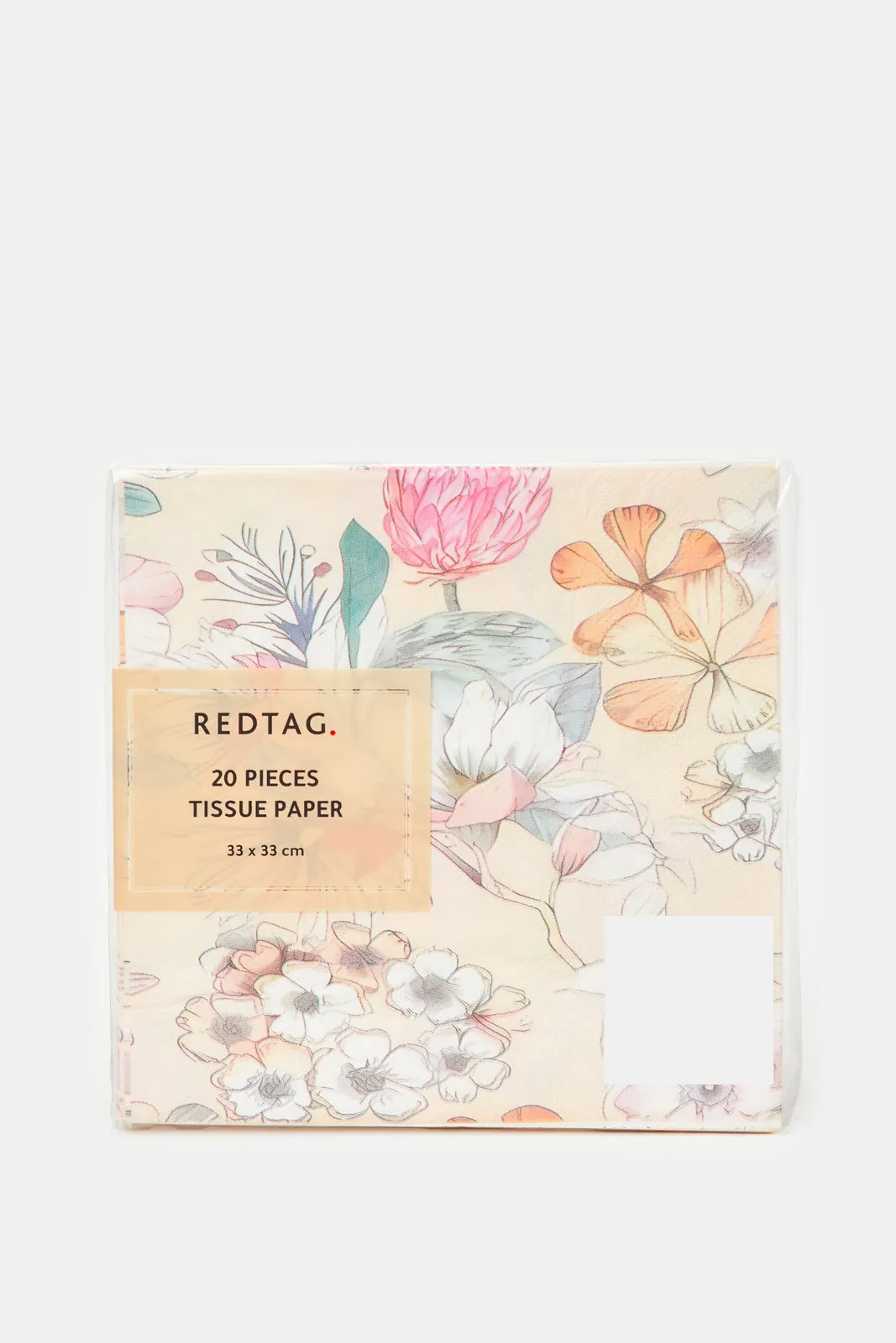 Assorted Leaf Floral Paper Napkins (20 Piece)