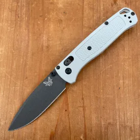 Benchmade 535BK-08 Bugout Drop Point CPM-S30V AXIS Lock Storm Gray Grivory Handle