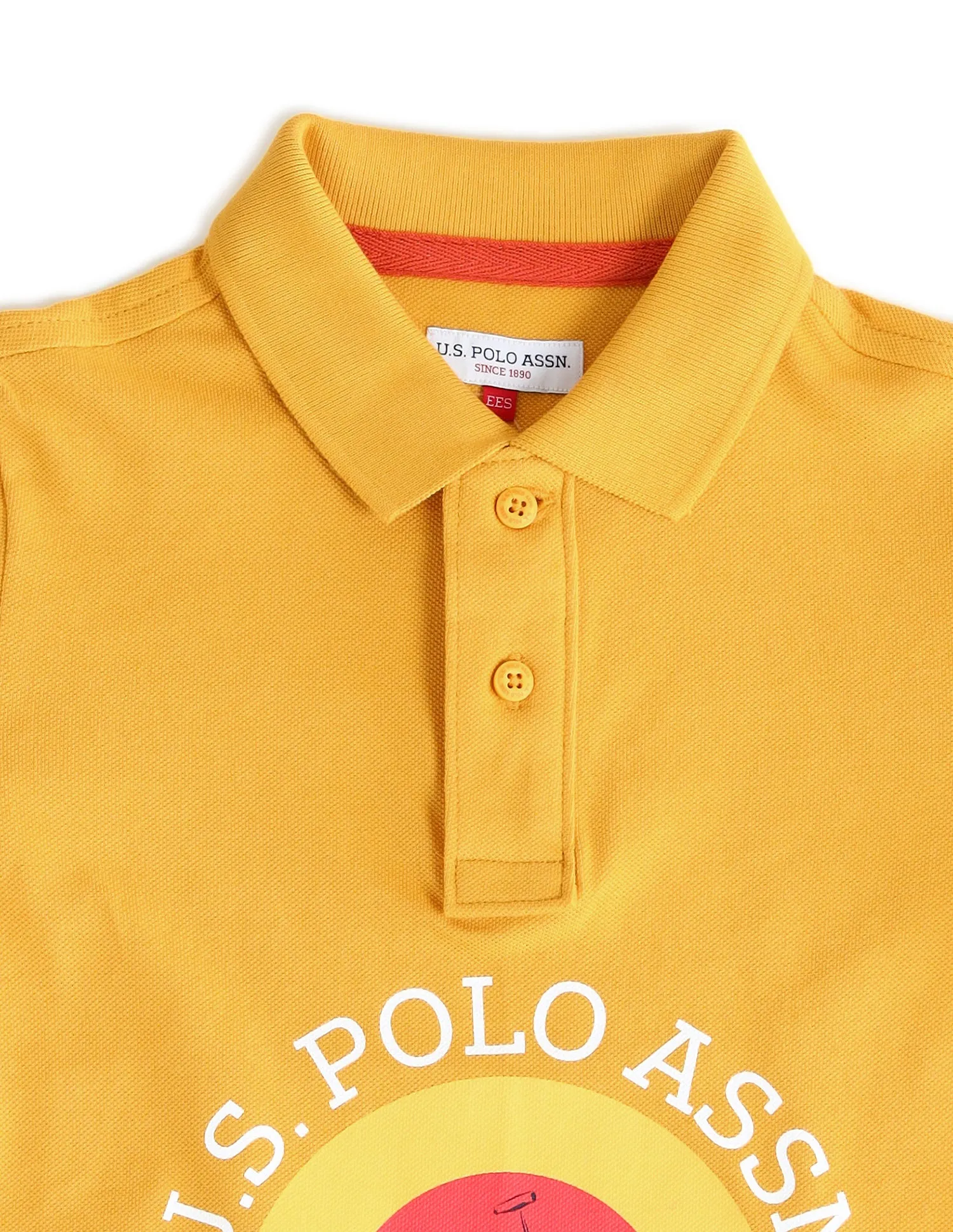 Boys Brand Printed Regular Fit Polo Shirts