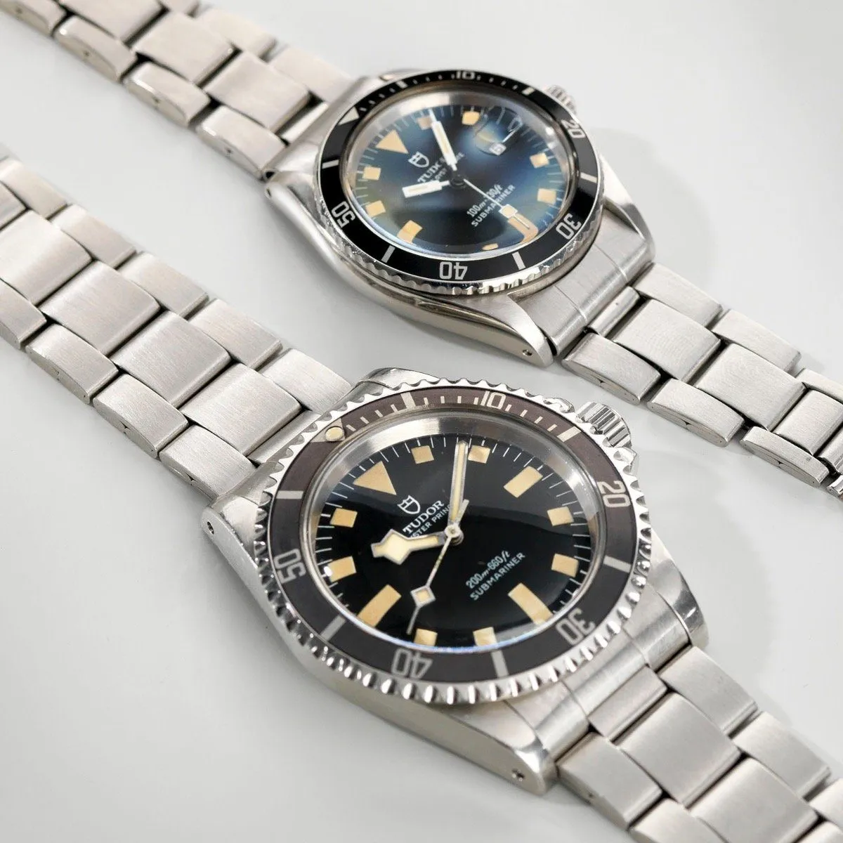 Curated Tudor Submariners Snowflake 7016 plus Mini-Sub 90910