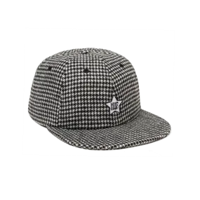 One Star Houndstooth 6-Panel Hat