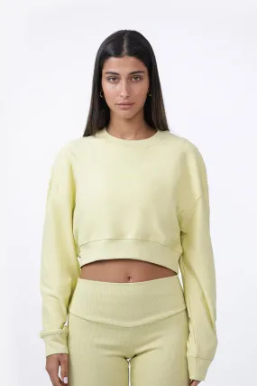 S2J032MI Oversized cropped sweatshirt