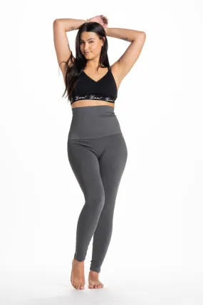 Snapback™ Postpartum Leggings - Charcoal Gray